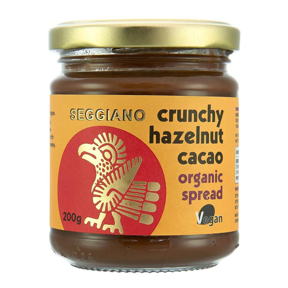 Seggiano Vegan Crunchy Hazelnut Cacao Organic Spread 200g